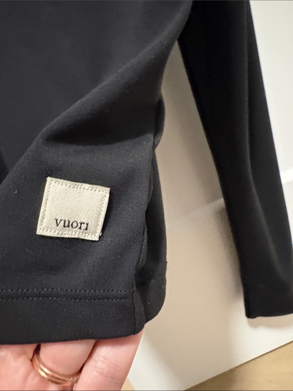 Vuori Black Half-Zip Pullover - Picture 2 of 4